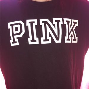 PINK black sweatshirt